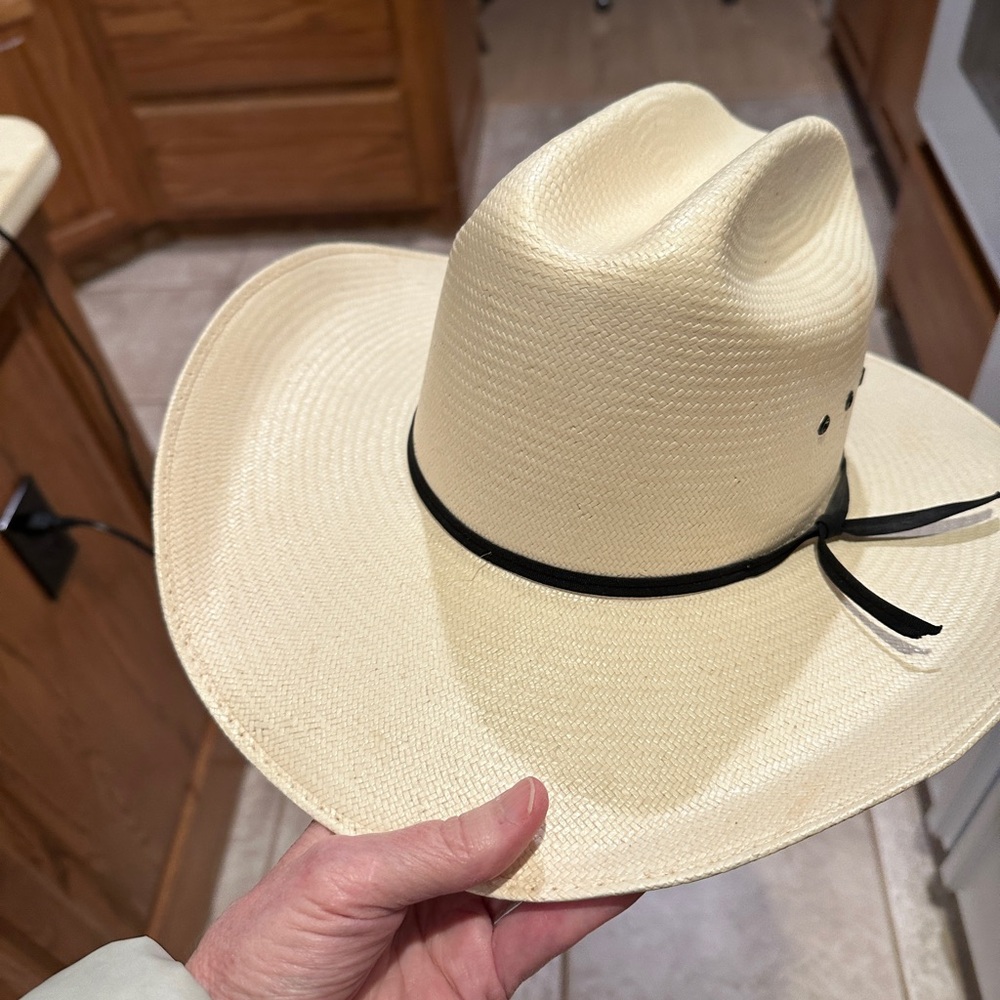 Straw Cowboy Hat signed by Carman